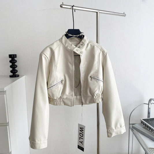 Veste courte en cuir ™