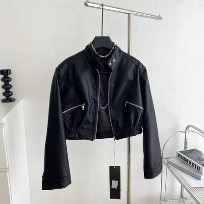 Veste courte en cuir ™